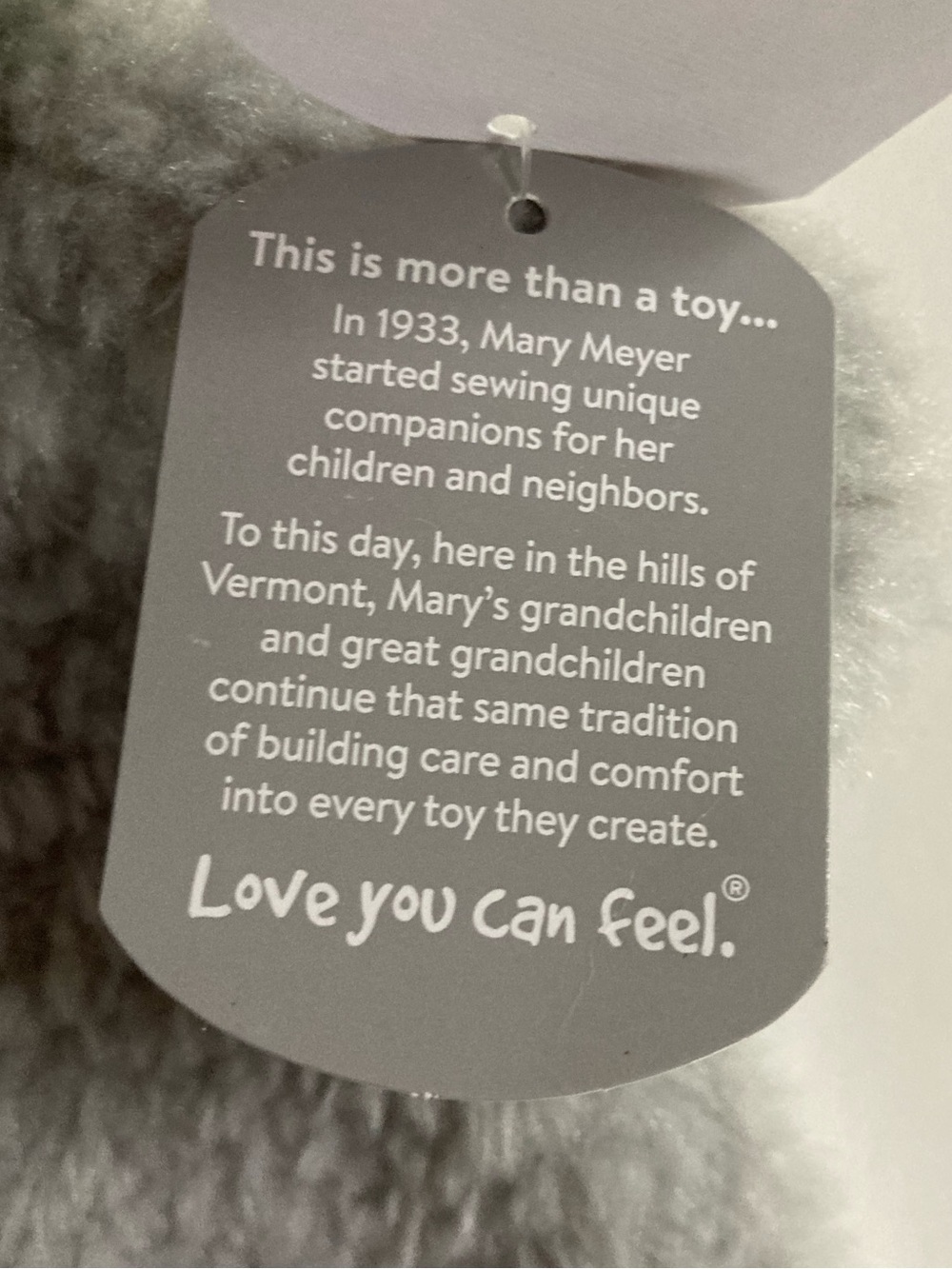 NEW Mary Meyer Baby Again Friends Mouse Lovey 13" Security Blanket Gray Recycled - Picture 5 of 9